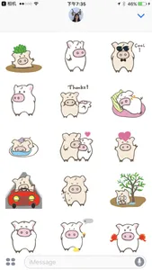 Toto Pig - Piglets Stickers screenshot 1