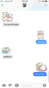 Toto Pig - Piglets Stickers screenshot 3