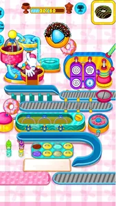 Donut Make Factory-Girl Game screenshot 1