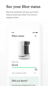 Molekule Air Purifier screenshot 5