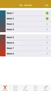 60 Day Workout Tracker More HC screenshot 2