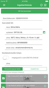 Posta Biztosító screenshot 3