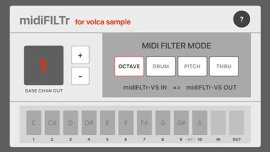 midiFILTr-VS for Volca Sample screenshot 3