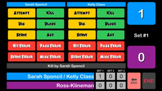 BBS Beach Volleyball Stats screenshot 2