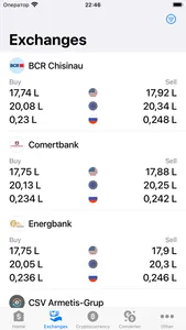 Exchange rates of Moldova screenshot 6