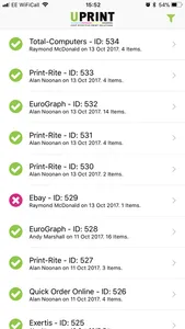 uPrint Orders screenshot 0