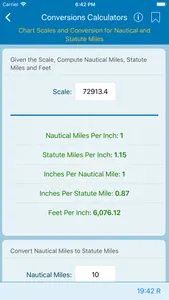 Nautical Calculator screenshot 1