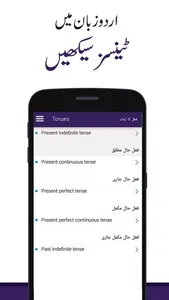 Learn English Tenses in Urdu screenshot 1