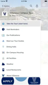 Villanova University Guides screenshot 2