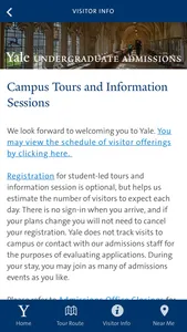 Yale Admissions Campus Tour screenshot 2