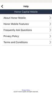 Honor Capital Mobile screenshot 2