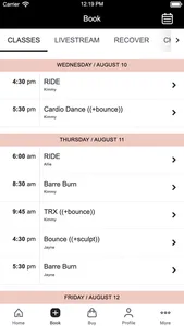 BarreWell Fitness Studio screenshot 1