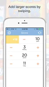 Skore - Scorekeeper for games screenshot 1