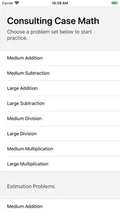 Consulting Case Math screenshot 0