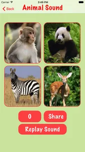 Animal Sounds - Easy learning app for kids screenshot 1