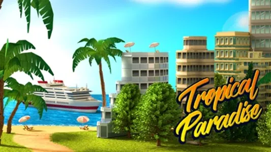 Tropic Paradise Town Build Sim screenshot 0