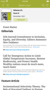 GSA (Journals) screenshot 2