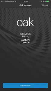 Oak Intranet screenshot 0