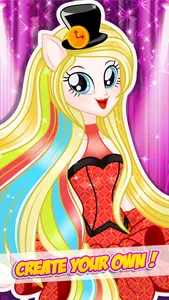 Pony Rainbow Friendship Dress Up Games screenshot 3