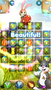 Easter Games Candy - match 3 for cute bunny hop screenshot 0