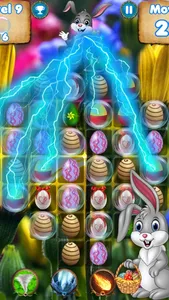 Easter Games Candy - match 3 for cute bunny hop screenshot 1