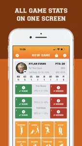 Basketball Simple Stats Keeper screenshot 3