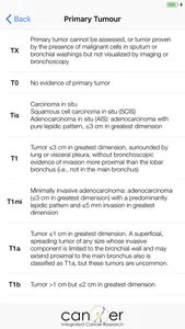 Lung Cancer TNM Staging Tool screenshot 2