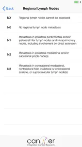 Lung Cancer TNM Staging Tool screenshot 3