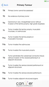 Stomach Cancer TNM Staging Aid screenshot 2