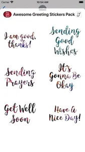 Awesome Greetings Sticker Pack screenshot 9