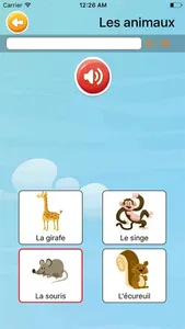 Learn French Flash Cards for kids Picture & Audio screenshot 4