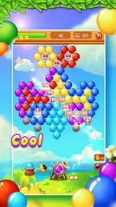 Bubble shooting war screenshot 2