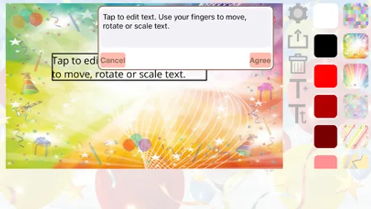 Create birthday invitation screenshot 2