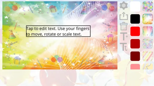 Create birthday invitation screenshot 5