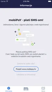 mobiPaY - Plati SMS-om screenshot 1