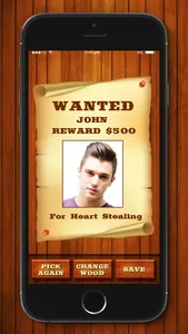 i WANTED- Wanted Poster Free screenshot 1