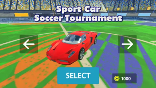 Sport Car Soccer Tournament 3D screenshot 1