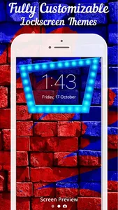 Lock screen Designer - Lockscreen Wallpapers Theme screenshot 1