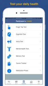 Parkinson's LifeKit screenshot 1