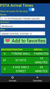 Pinellas PSTA Bus Tracker screenshot 0