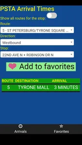 Pinellas PSTA Bus Tracker screenshot 2