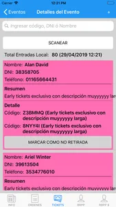 ticketPass manager screenshot 1