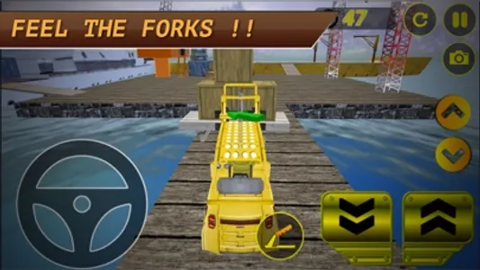 Drive Forklift Transport Driver Sim 3D screenshot 1