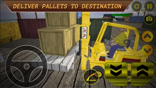 Drive Forklift Transport Driver Sim 3D screenshot 3