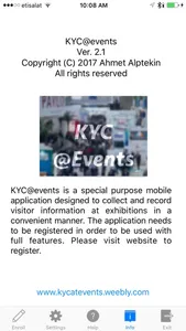 KYC@events screenshot 2