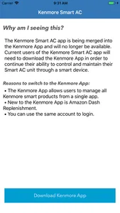 Kenmore Smart Airconditioner screenshot 0