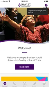 LONGLEY BAPTIST screenshot 0