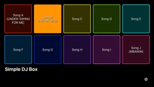 Simple DJ Box - Music Player - screenshot 1