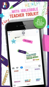Ibbleobble Teacher Toolkit Stickers for iMessage screenshot 3