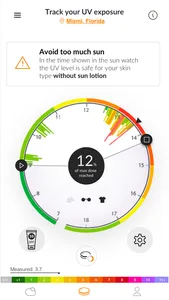 SunSense UV tracker screenshot 0